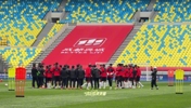 成都蓉城vs天津津门虎赛前踩场,德尔加多在列 成都蓉城vs天津津门虎赛前踩场,德尔加多在列